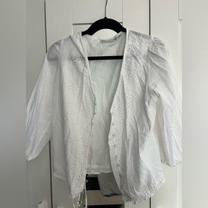 NEW YORK & COMPANY. White blouse. Size Medium